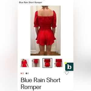 Woman size L Blue Rain Cute jumper